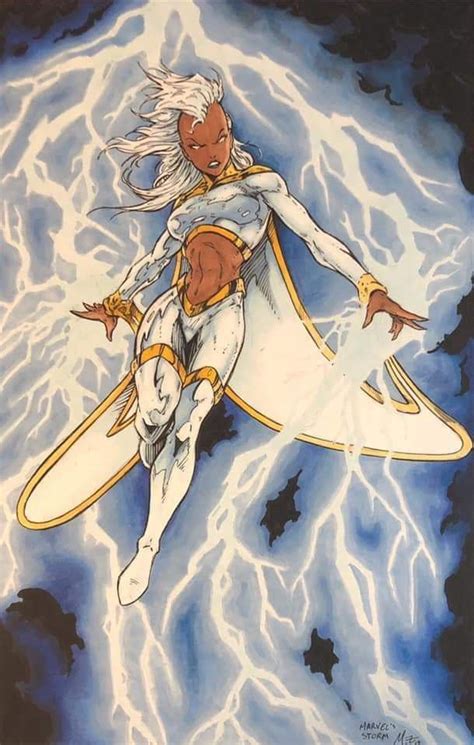 Storm Ororo Munroe Marvel Comic Character Comic Book Characters