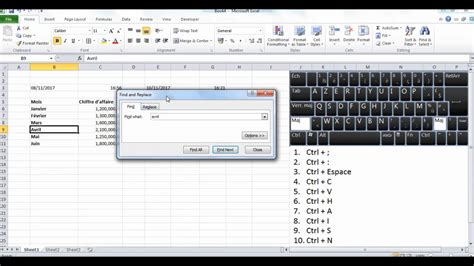 Apprendre Microsoft Excel Raccourcis Youtube