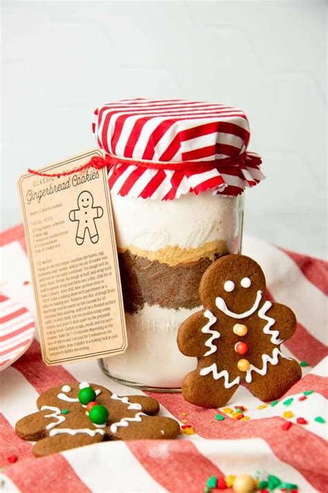 Gingerbread Cookie Mix Jars For Ting Wholefully