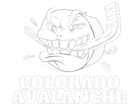 Colorado Avalanche Coloring Pages at GetColorings.com | Free printable