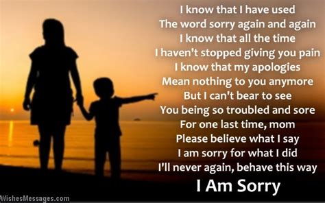 I'm sorry we made the mistake with the latin bible. I am sorry poems for mom - WishesMessages.com