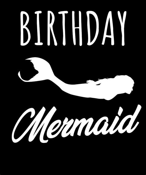 birthday mermaid digital art by jane keeper fine art america