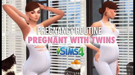 Pregnant Sims Routine A Day In The Life Of Ashley Park The Sims 4 Youtube