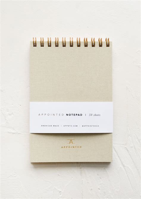 Appointed Signature Notepad
