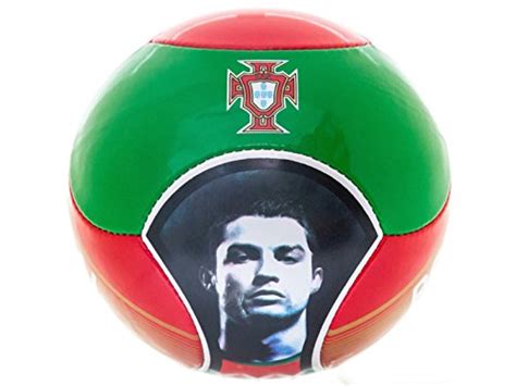 Soccer Ball Cristiano Ronaldo Cr7 Portugal 6 Panels Red Green Official