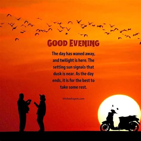 40 Good Evening Wishes To Send To Your Loved Ones