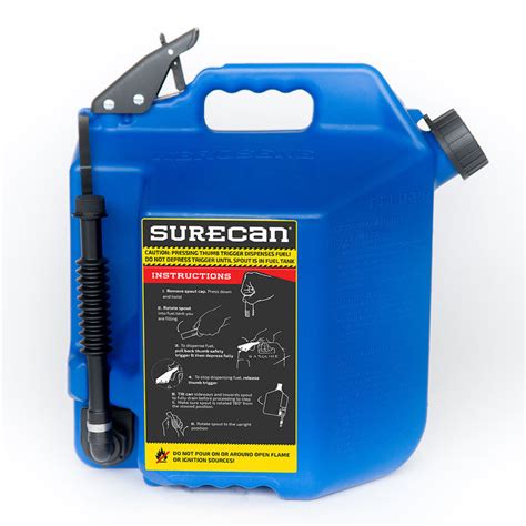 Kerosene is widely used to power jet engines of aircraft (jet fuel) and some rocket engines and is also commonly used as a cooking and. SureCan 5 Gallon Blue Gas Can for Kerosene - SUR50K1 ...