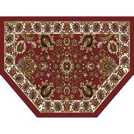Download other images about hearth rugs. Home Dynamix Paris Red Hexagonal Indoor Woven Throw Rug (Common: 2 X 3; Actual: 1.97-Ft W X 3.28 ...