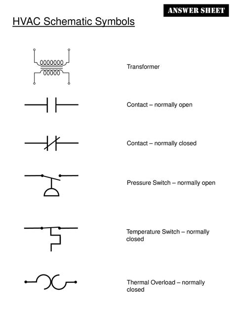 Electrical Schematic Symbols Pressure Switch Wiring Diagram And