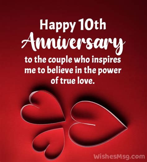 10th Anniversary Wishes Messages And Quotes Wishesmsg