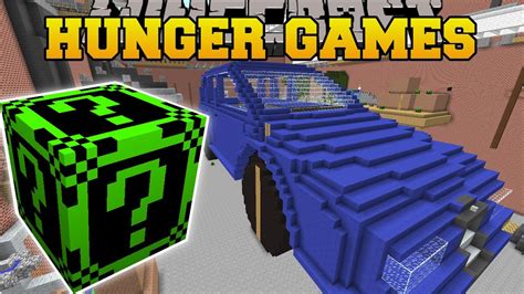 Minecraft Garage Hunger Games Lucky Block Mod Modded Mini Game