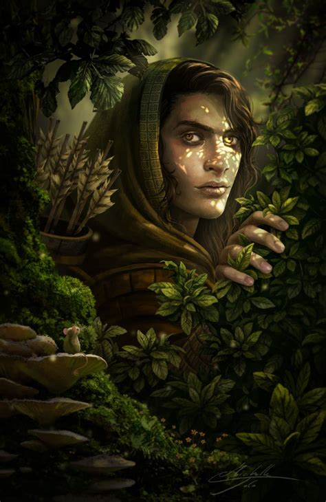 Elven Ranger By Manweri On Deviantart Forest Elf Aesthetic Forest