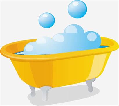 Bath Cartoon Bubble Bathtub Clipart Vector Pluspng