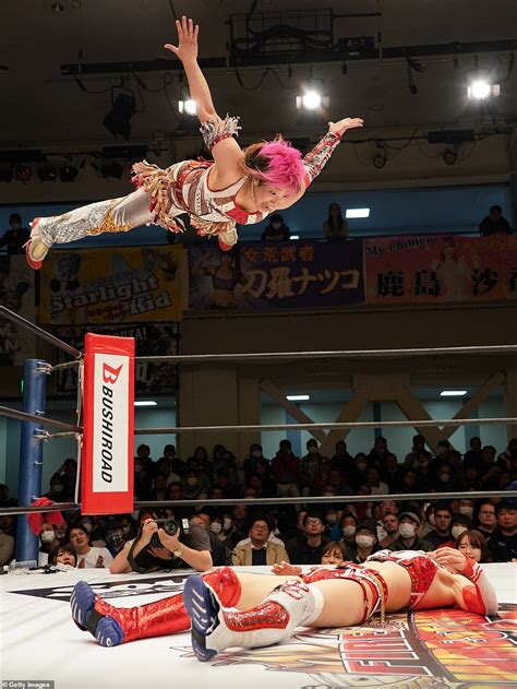 Girls Of All Women Japanese Wrestling Group Show Off Their Moves