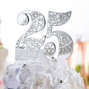 Check spelling or type a new query. 25th Anniversary Cake Topper - Wedding Cake Toppers ...