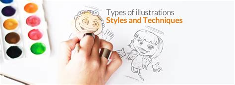 Types Of Illustration Styles And Techniques Graphicmama Blog Type