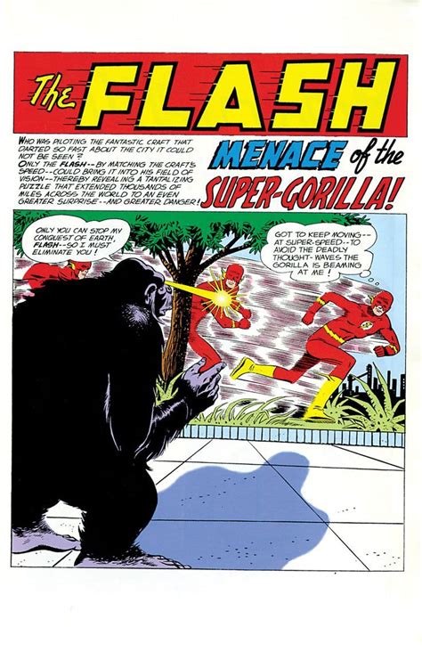 Gorilla Grodd First Appearance 1959 In 2022 Flash Comics The