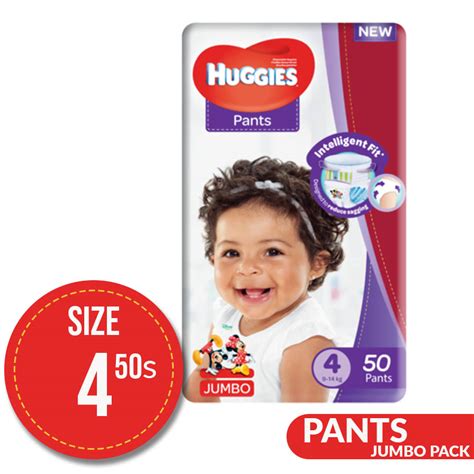 Huggies Pants Size 4 Jumbo Pack 50s Diaper World