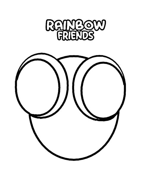 Lookies Rainbow Friends Coloring Pages Free Printable Coloring Pages
