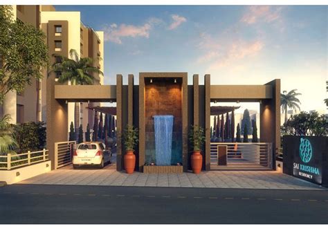 Entrance Gate Designs For Residential Complex