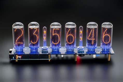 Diy Kit For In 18 Shield For Arduino Nixie Tubes Clock Smf Rgb Usb