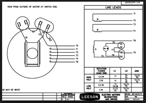 115 230 Volt Motor Wiring Diagram Wiring Diagram