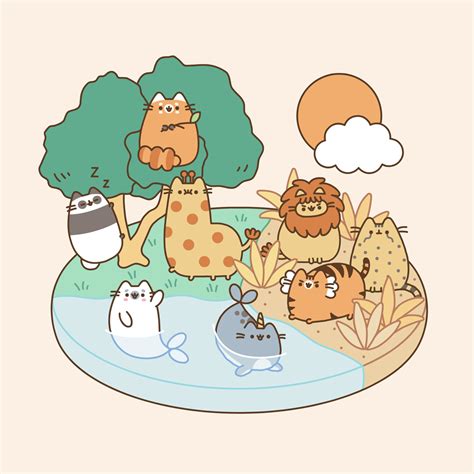 X Pusheen Cute Pusheen Cat Cute Cartoon Wallpapers