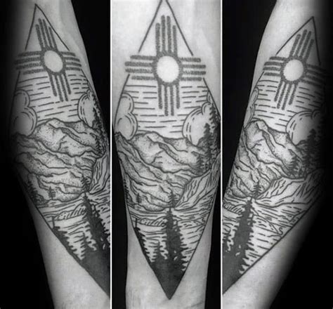 50 Zia Tattoo Designs For Men - New Mexico Ink Ideas