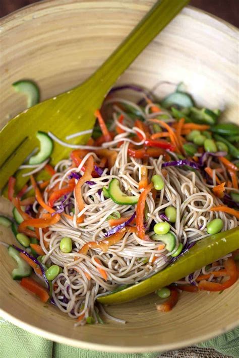 Soba Noodle Salade Met Sojadressing This Unruly