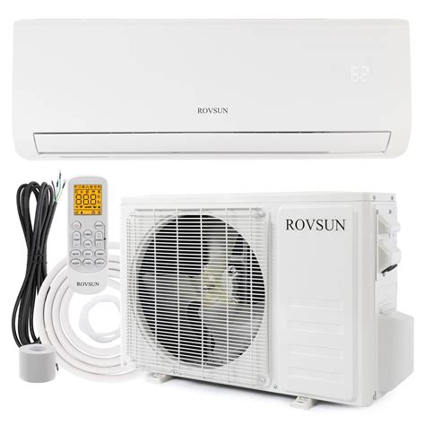 Buy Rovsun Btu Ductless Mini Split Ac Heating System Split System Wall Air Conditioner