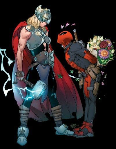 Deadpoolthor Héroes Marvel Heroe Super Héroe