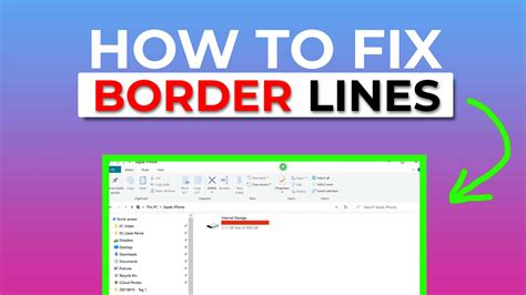 Windows 10 Window Border Lines Missing Easy Fix