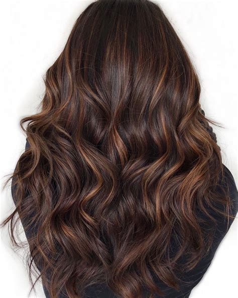 Subtle Caramel Highlights For Chocolate Hair Highlights For Dark Brown Hair Brown Hair Shades