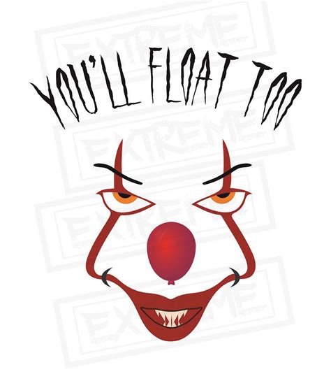 If it's not possible, place it in the credits section. Pennywise SVG You'll Float Too IT The Clown Cricut Cut