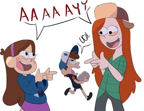 Reverse Gravity Falls Dipper Pines It Goes On Best Shows Ever Mabel Art Boards Illusions