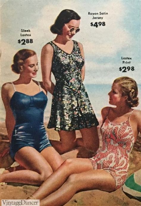 1930s Swimsuits Ladies Bathing Suits History