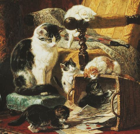Victorian Cats Art Vintage Cat Print For Cat Lover T Etsy