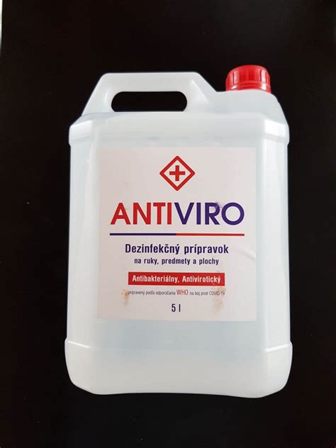 ANTIVIRO - Kézfertőtlenítőszer 5 literes kiszerelésben - Event Service ...