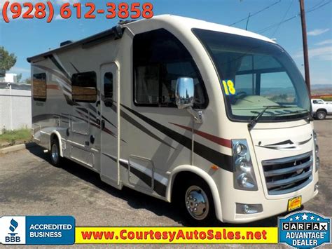 Used 2018 Ford Class A Motorhome Chassis 25 Thor Vegas Motorhome For