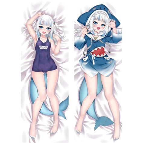 Gawr Gura Body Pillow Case Waifu Hugging Japanese Anime Dakimakura