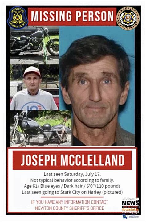have you seen this missing man newton county sheriff s office enter missing man into ncic