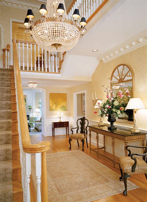 English Manor House Mclean Traditional Hallway And Landing Dc Metro
