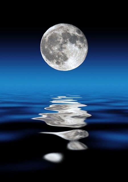 Find Time For You More Than Once In A Blue Moon Moon Over Water