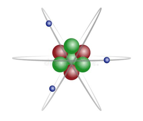 Model Of A Lithium Atom Stock Illustration Illustration Of Atom 13976605