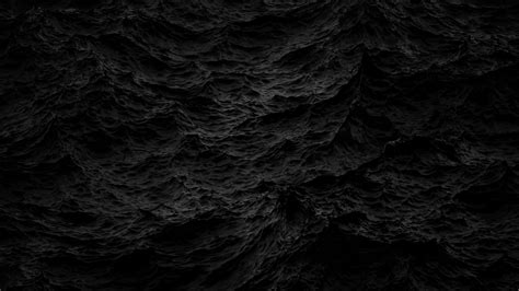 Black Waves Hd Wallpaper For 4k 3840x2160 Screens Dark Black