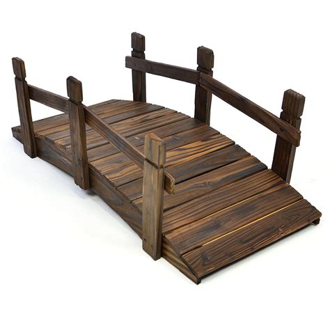 Com esta casa, cheiade referências de cada um, eles se enraizaram definitivamente. Nexos kleine Holzbrücke Teichbrücke Teich Garten Holz Deko ...