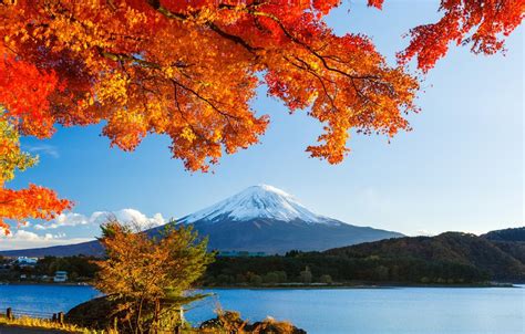 Japan Lake Autumn Wallpapers Wallpaper Cave