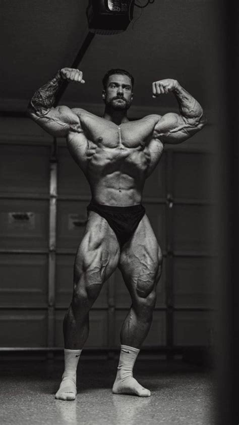 Download Chris Bumstead Double Front Bicep Pose Wallpaper Wallpapers Com