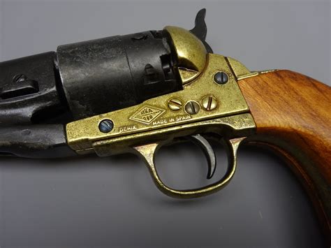 Denix Replica 1860 Amy Colt Single Action Pistol New In Box Sporting
