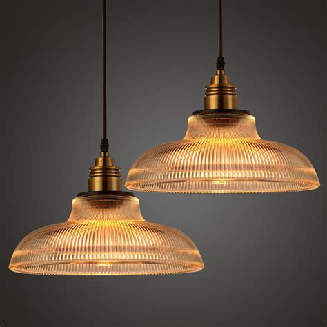 Find glass light shades at lowe s today. Loft Vintage Antique Industrial Glass Pendant Ceiling ...